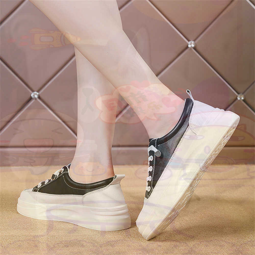 Office Tech Products - Mocassins épais à lacets pour femmes,