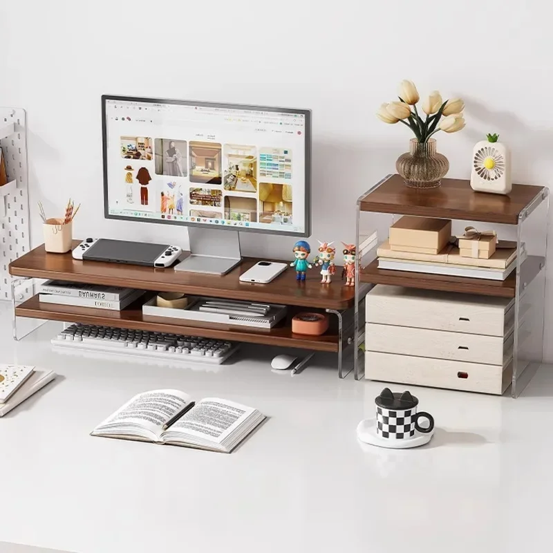 Document Holder Monitor - Support de hauteur d'affichage en acrylique,