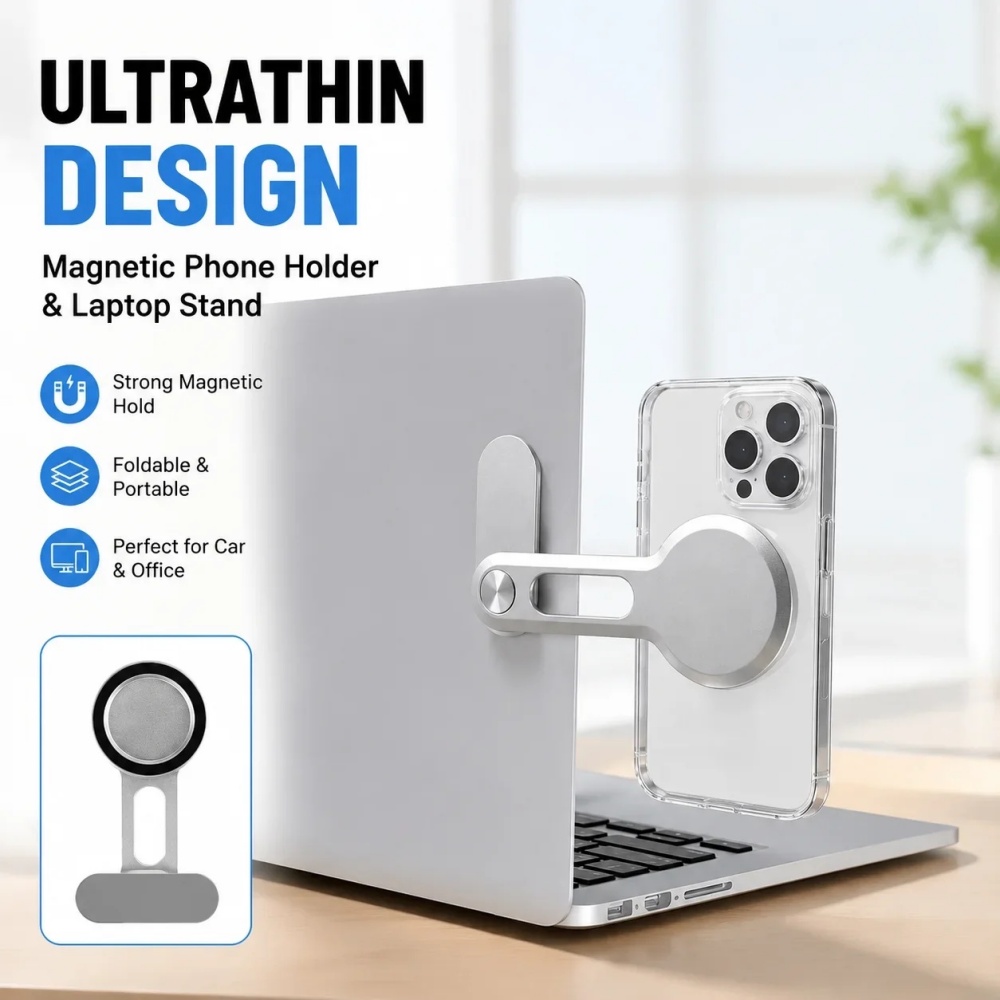 Document Holder Monitor - Support magnétique pour ordinateur portable et