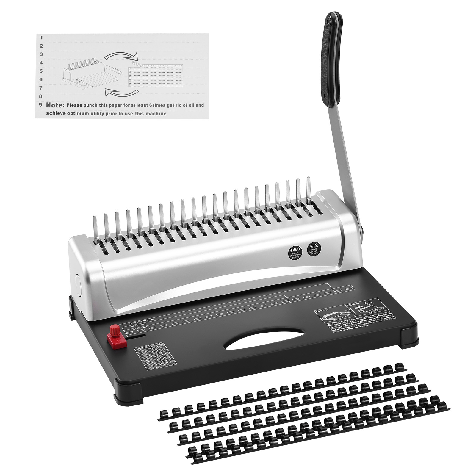 Binding Machine Comb - VEVOR Machine à relier, machine à