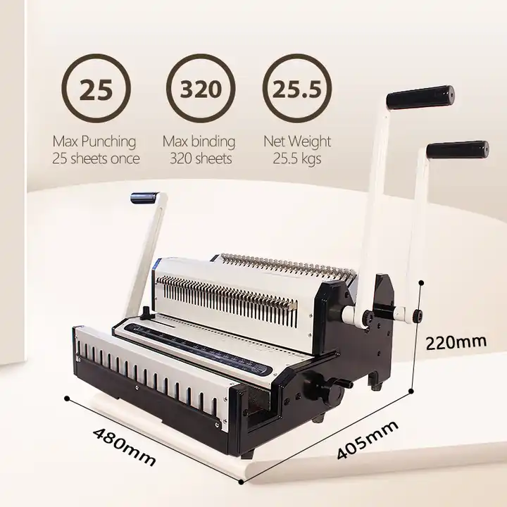 Binding Machine Comb - Machine à relier à spirale métallique,