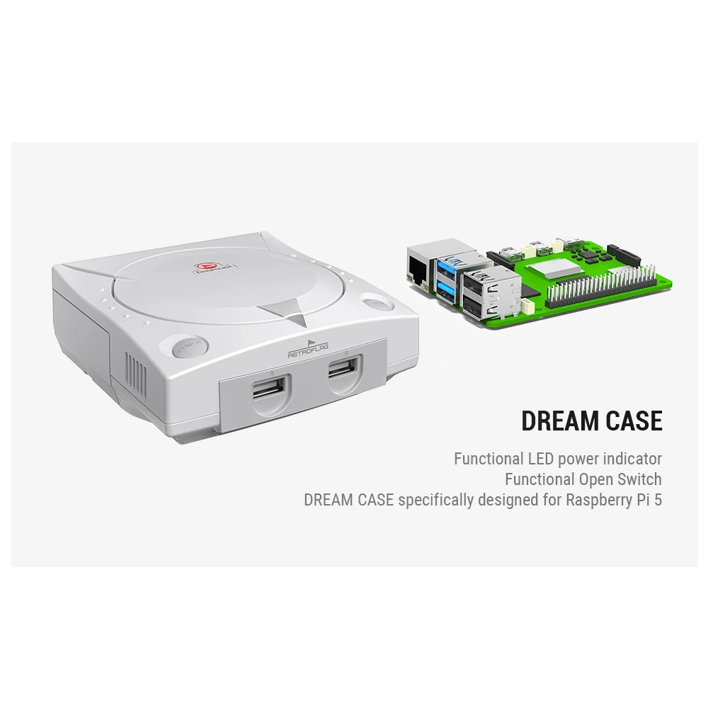 Raspberry Pi Keyboard - Retroflag RF Dream Case avec ventilateur