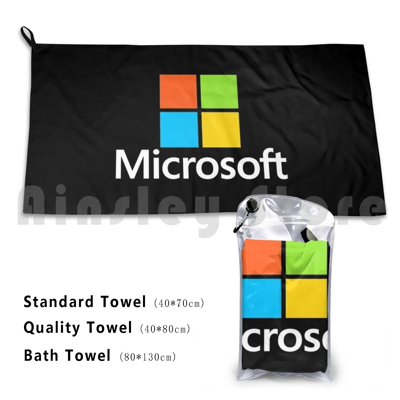 Microsoft Type Serviette de ba - Office Tech Logo avis et prix
