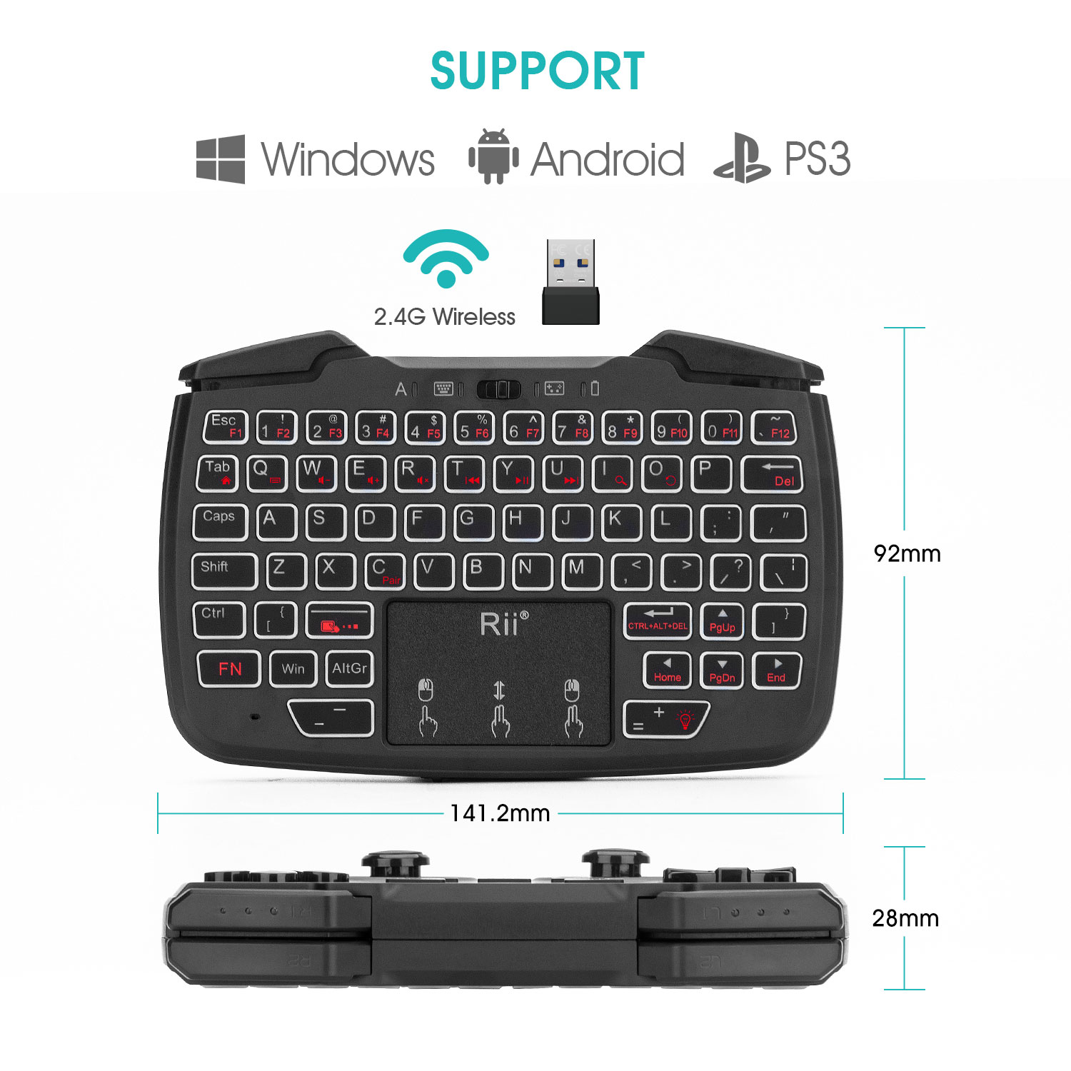 Rii RK707 Clavier et Souris sa - Raspberry Pi Keyboard avis et prix