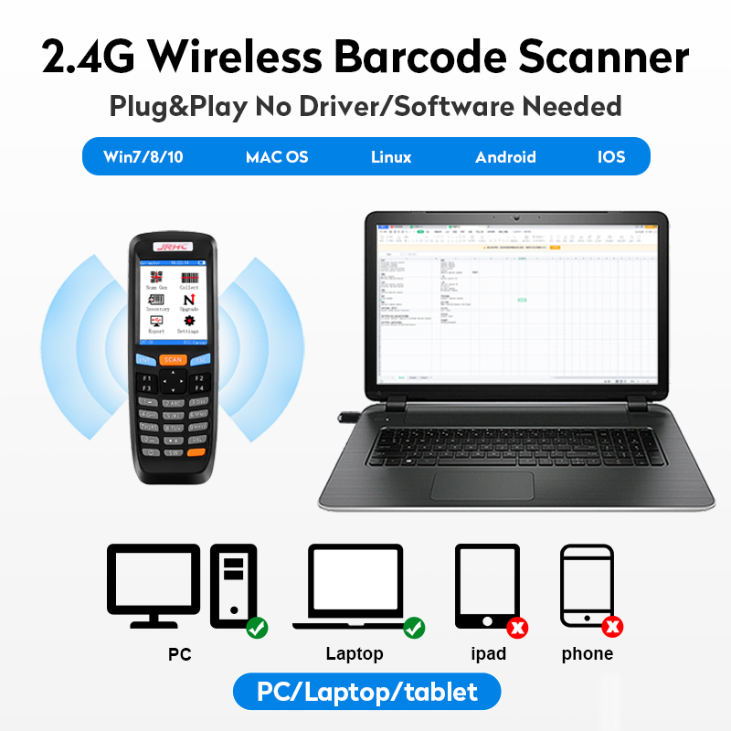 RF6000-2D Scanner de codes-bar - Barcode Scanner 2D avis et prix